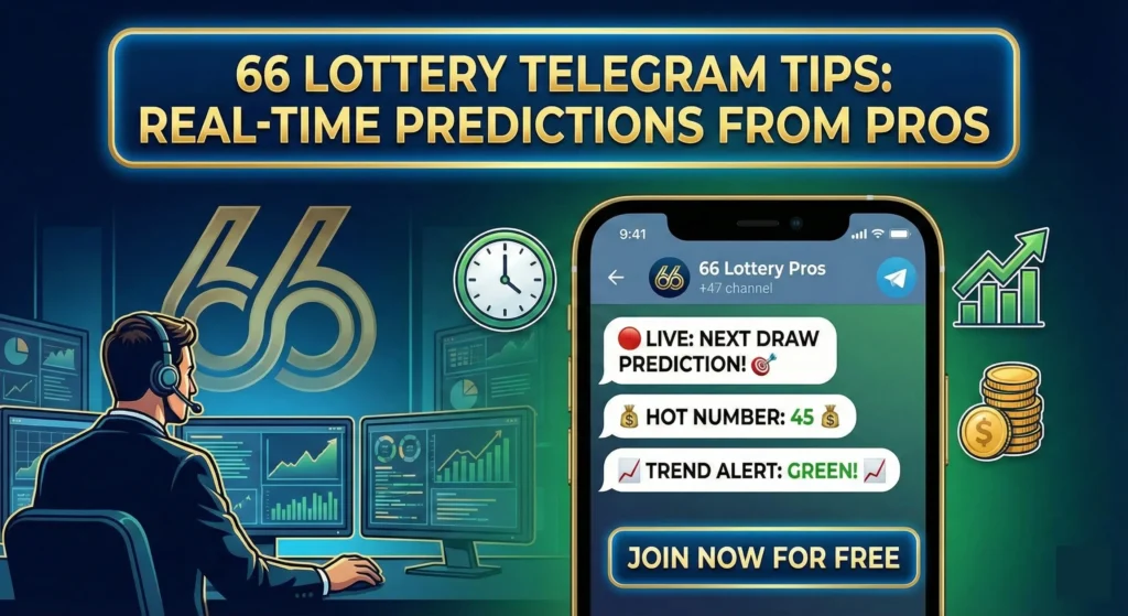 Visual showing Lottery Telegram Tips: Real-Time Predictions from Pros